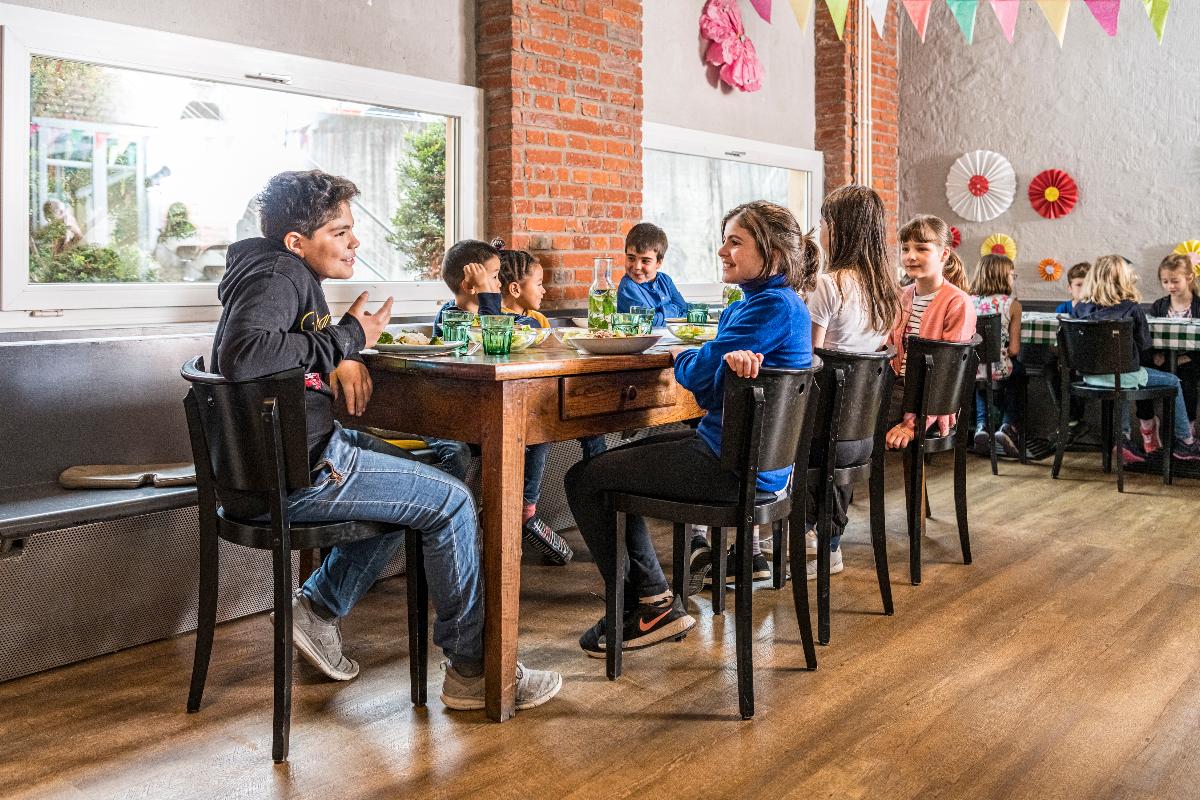 Lunch Table at the BLIS Restaurant