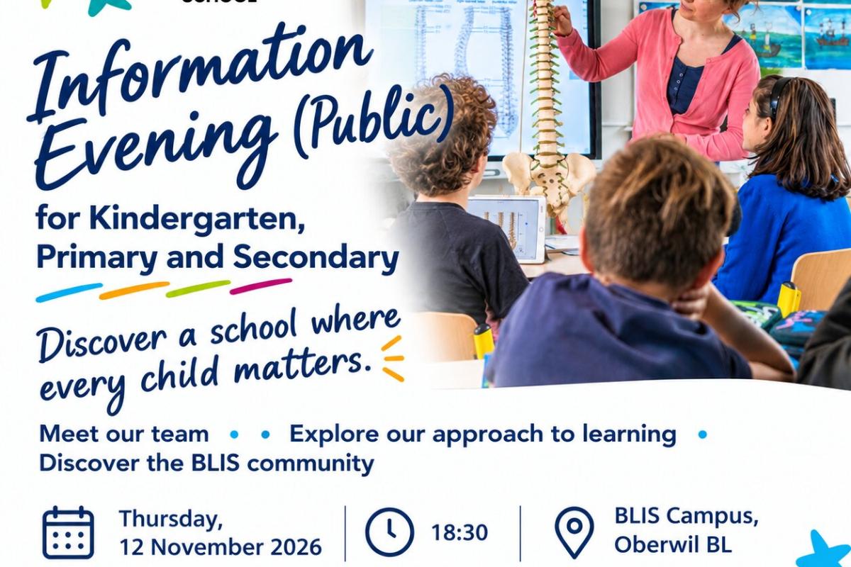 Information Evening Kindergarten Primary and Secondary