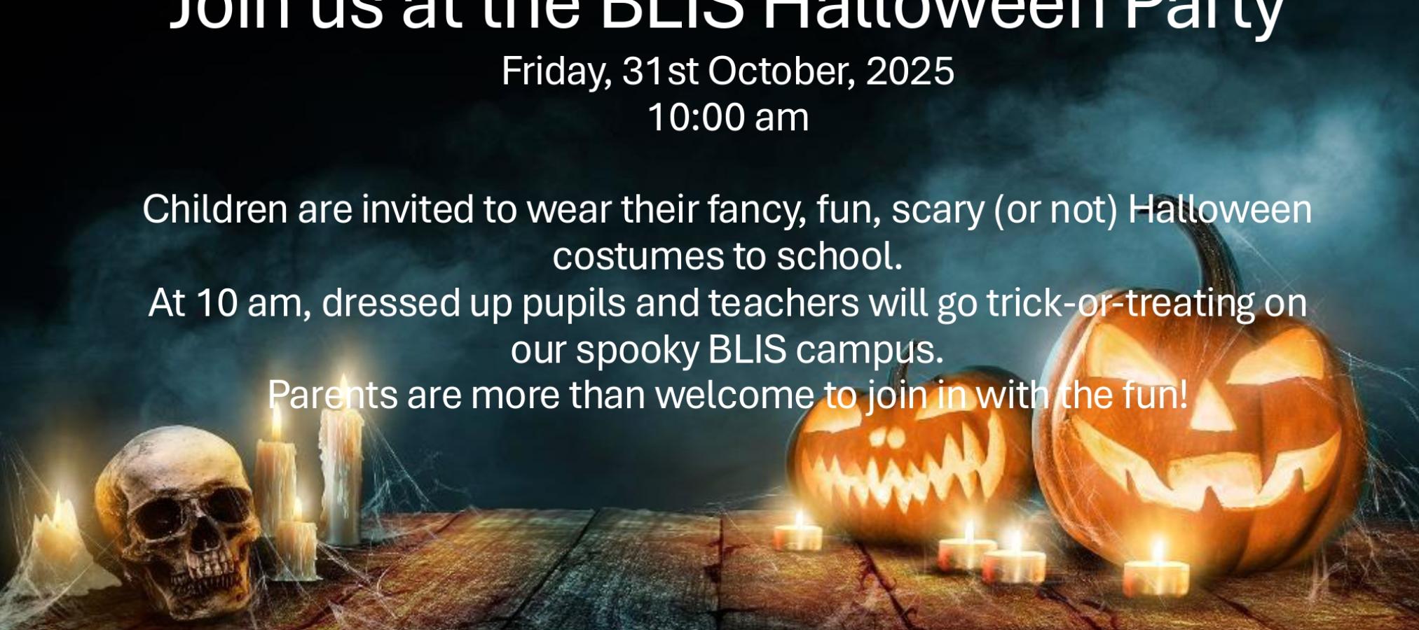 BLIS Halloween Parade 2025